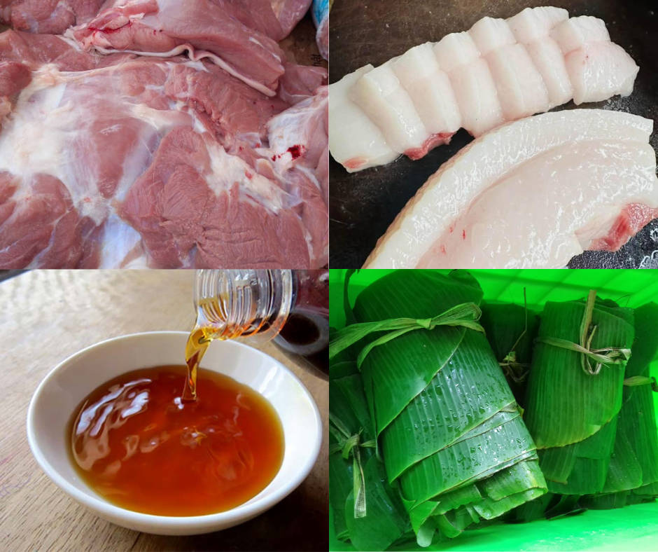 Nguyên liệu làm giò lụa