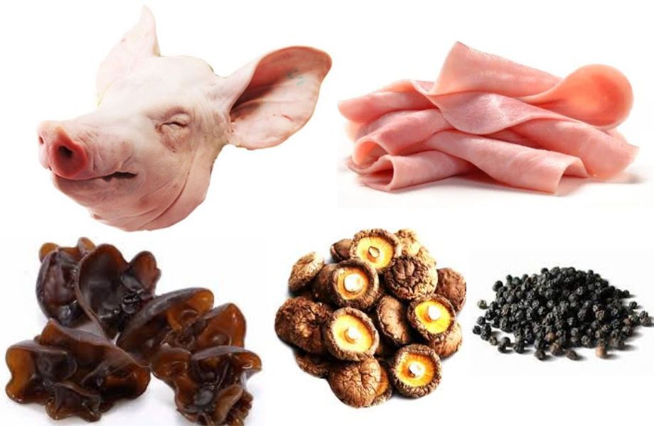 Nguyên liệu cơ bản để làm giò thủ ngon