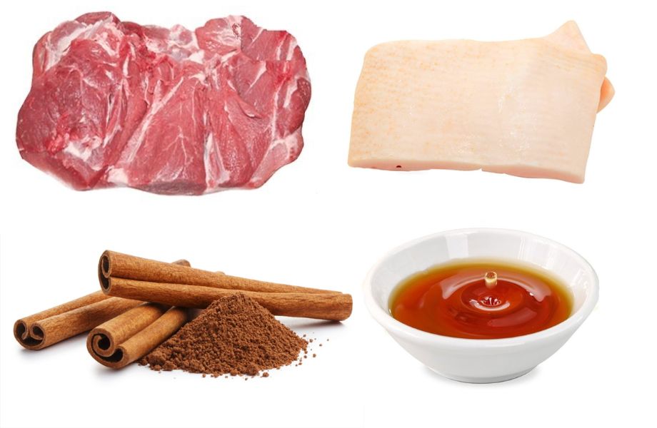 Nguyên liệu cơ bản làm chả quế