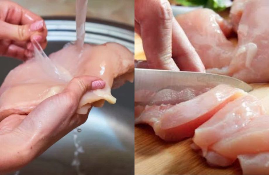 Sơ chế thịt gà