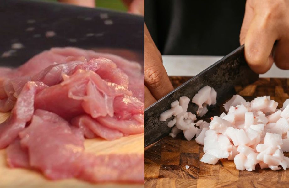 Sơ chế thịt và mỡ